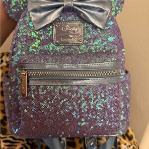 Disney Loungefly Purple/Blue Sequin